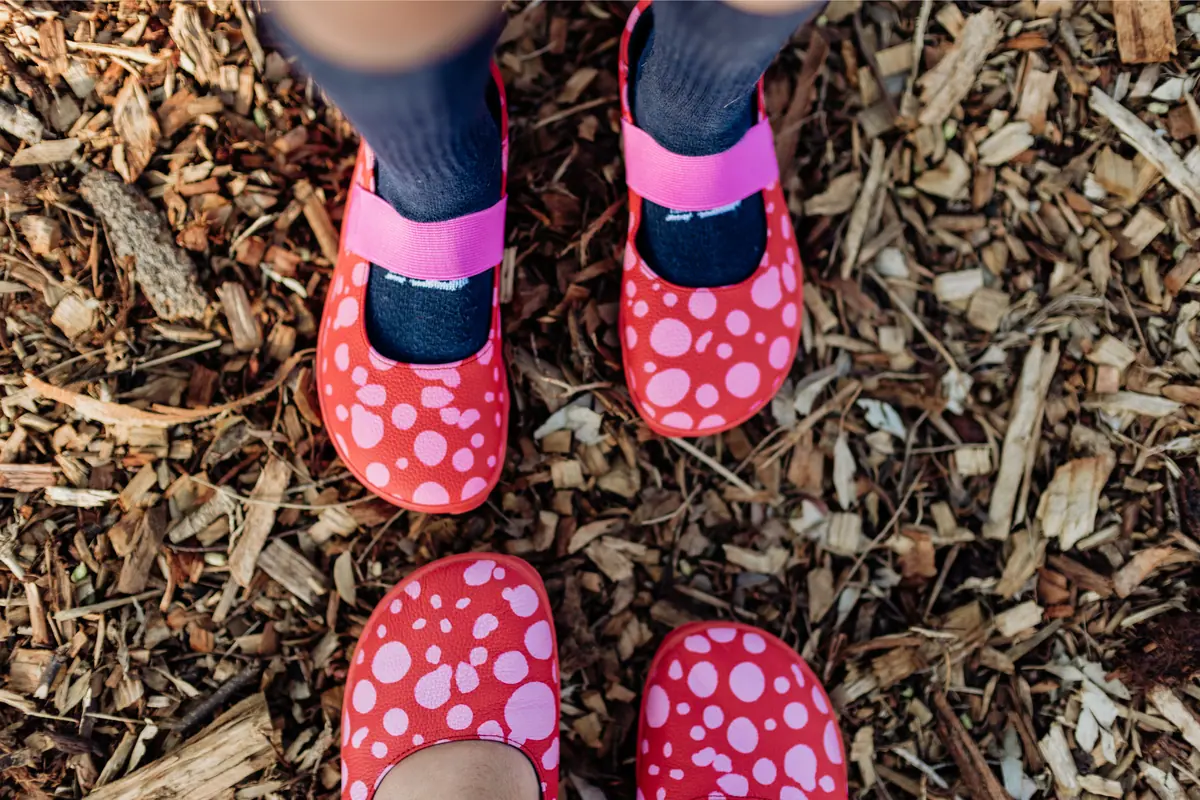 Босоногие туфли Paperkrane RED DOTTY — детские, фото 12