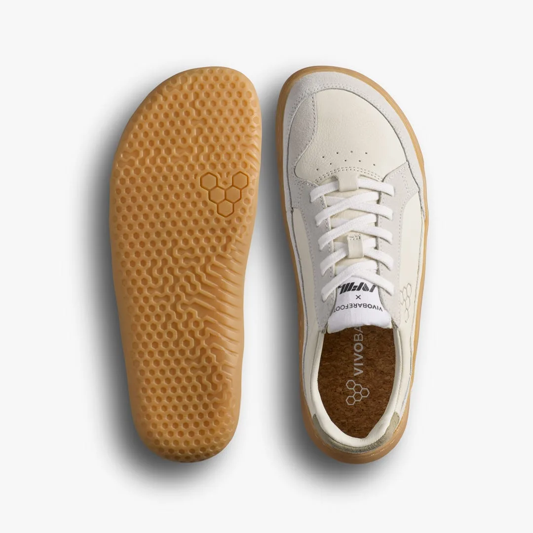 Кроссовки Vivobarefoot Gobi II Sneaker Leather — женская модель, приглушённый зелёный, фото 3