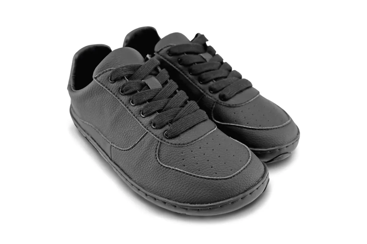 Босоногие кеды Paperkrane BLACK LOW — детские, фото 4