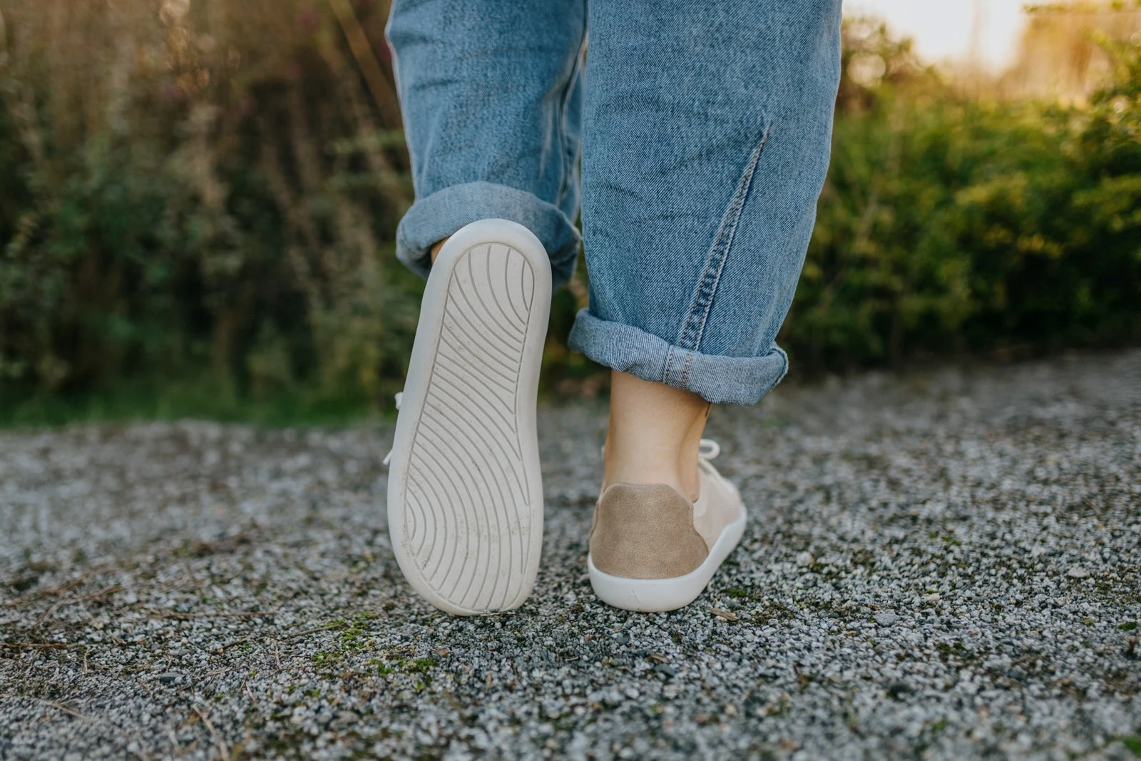 Кроссовки Ahinsa Softy Knit Barefoot — бежевый, фото 17