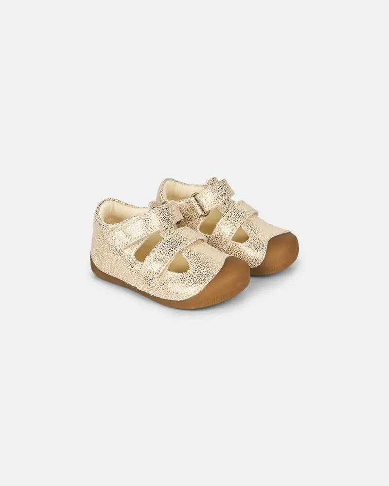 Детские босоногие сандалии Bundgaard Petit Summer Ivory Gold