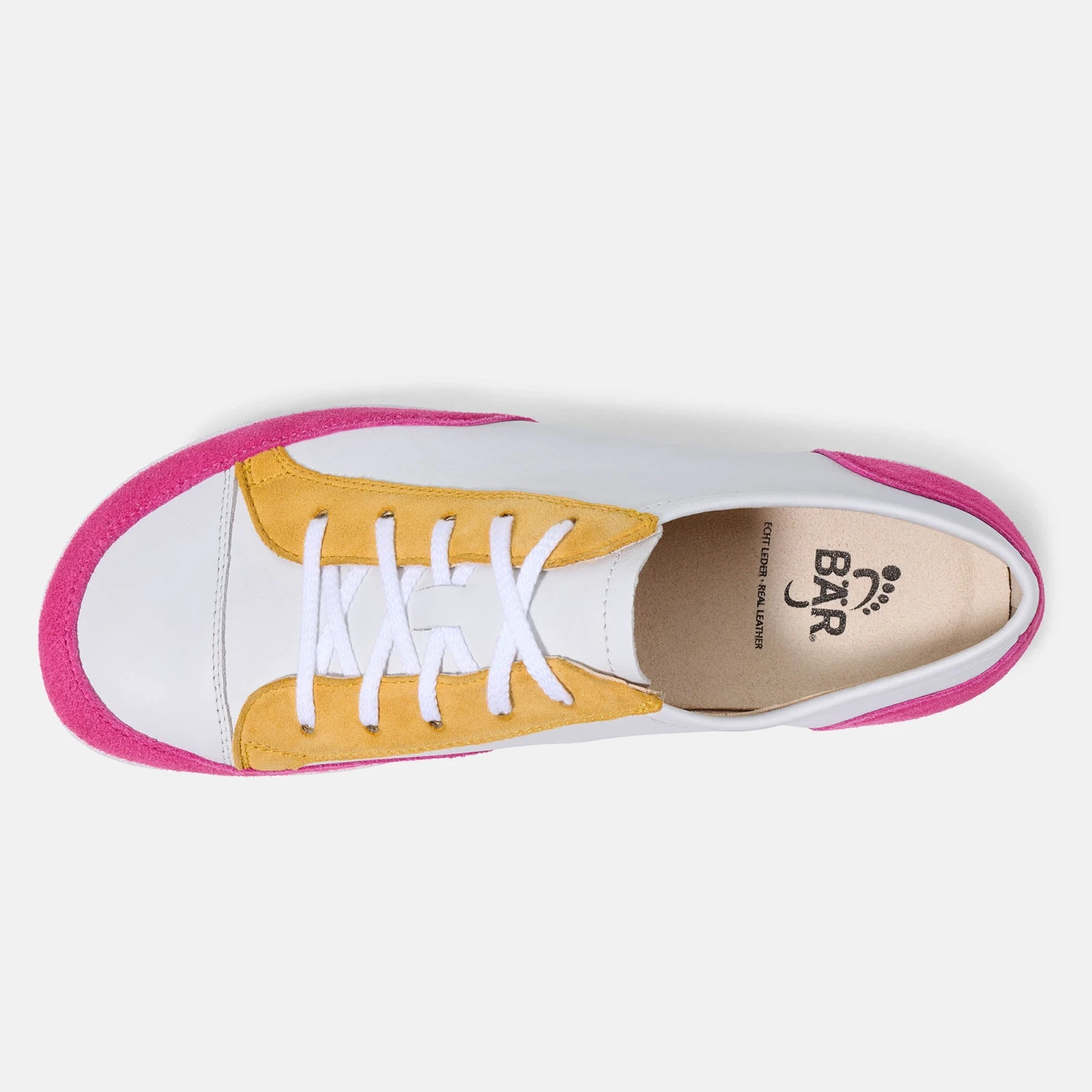 Кроссовки BÄR Emma 2.0 — белый / розовый / жёлтый, фото 6