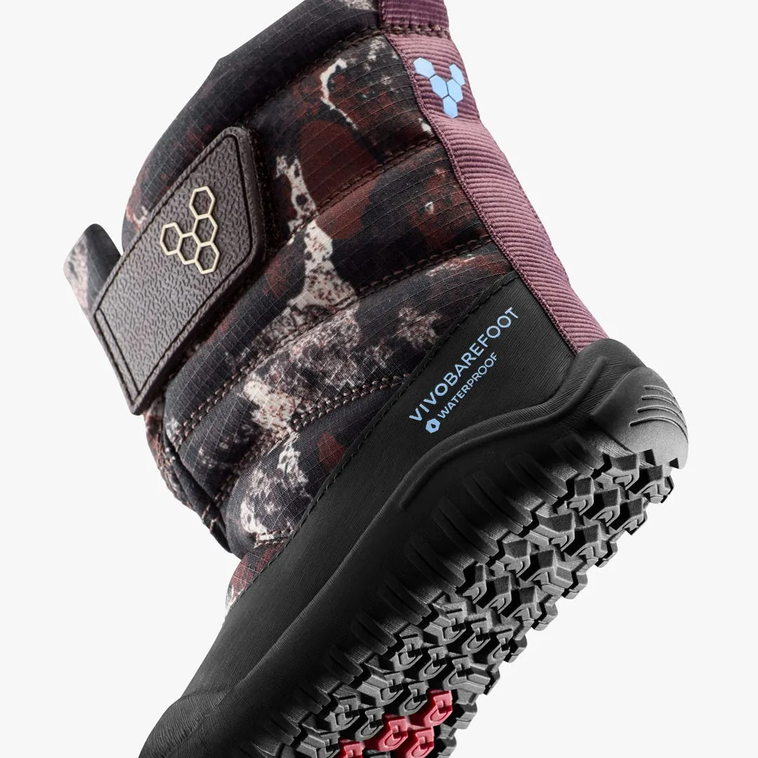 Ботинки Vivobarefoot Tracker Boot AT — для малышей, серо-коричневый с узором, фото 7