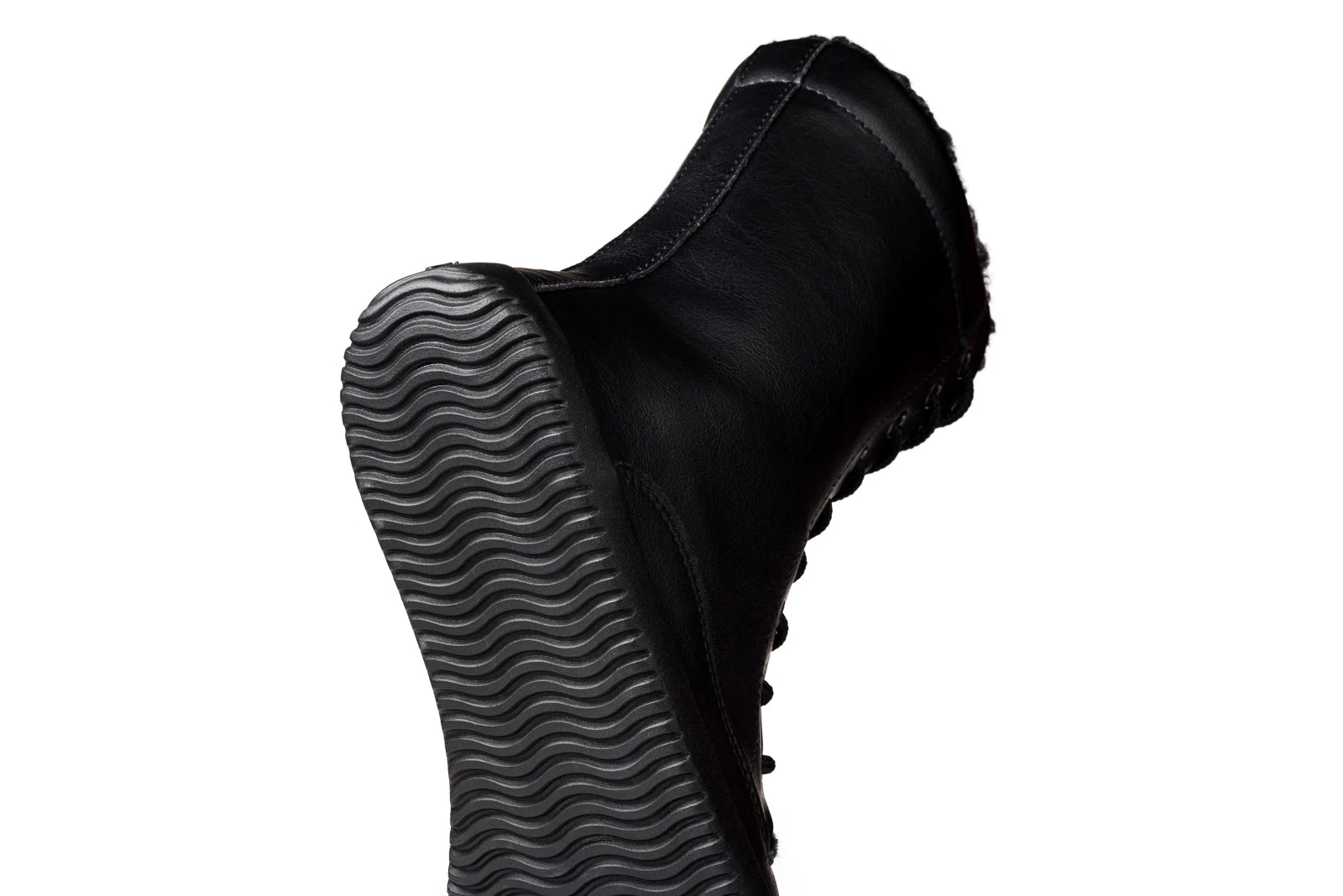 Сапоги Ahinsa Jaya Winter Zip Barefoot — полностью чёрный, фото 4