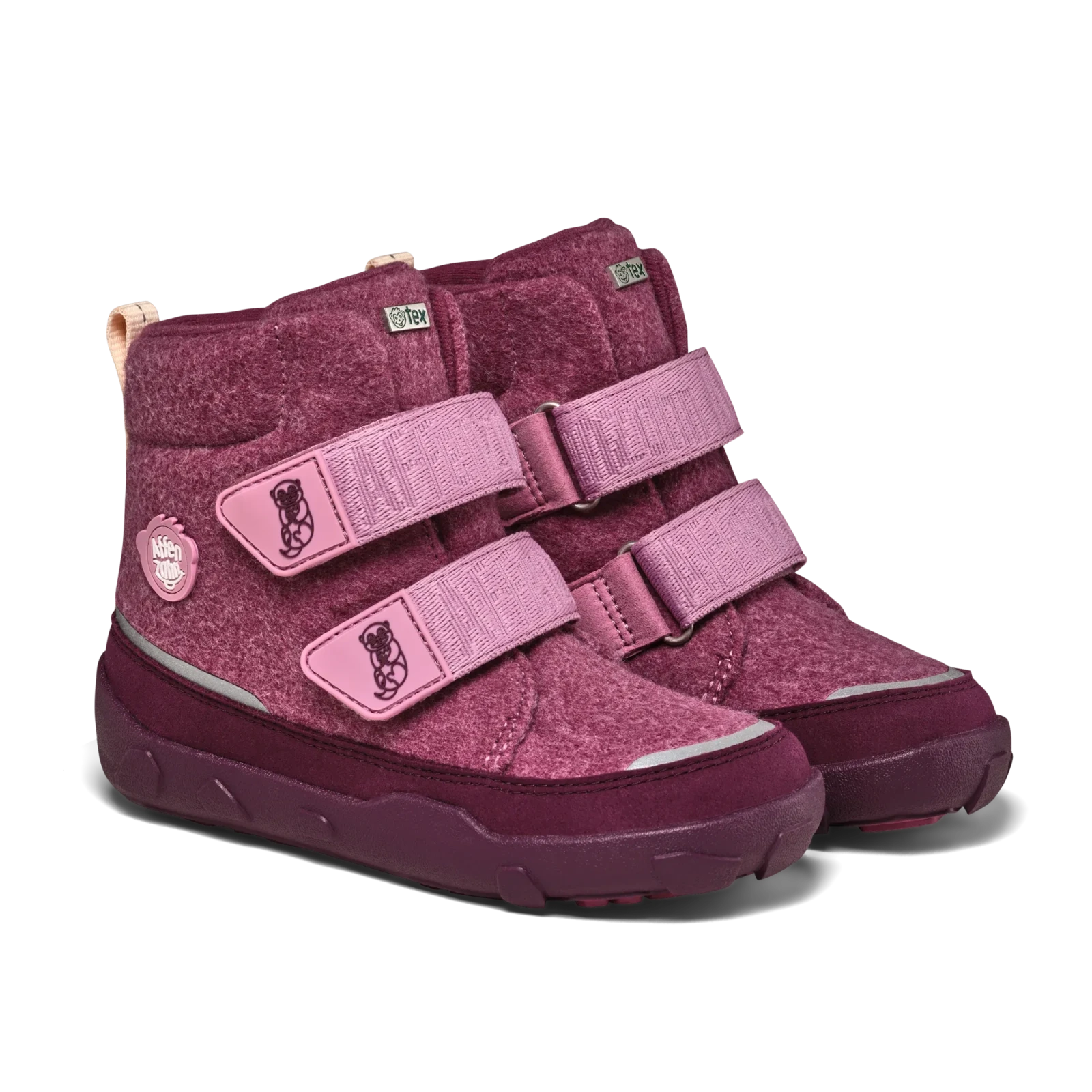 Зимние ботинки Affenzahn Comfy Выдра — розовый