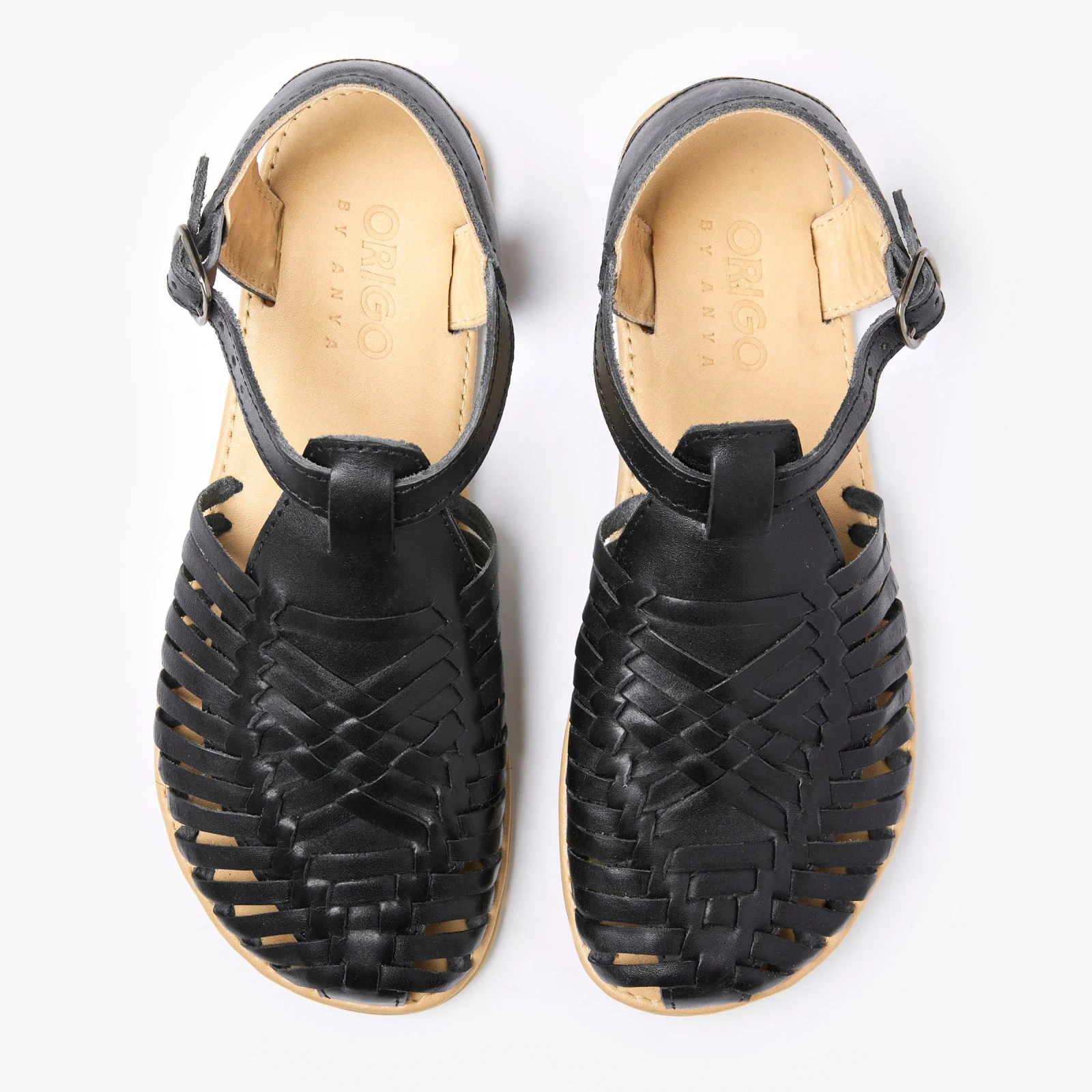 Босоногие сандалии Origo Huarache Sandal by Anya — чёрный, фото 5